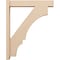 Ekena Millwork 6-in W x 32-in D x 40-in H Balboa Block Rough Cedar Woodgrain TimberThane Outlooker, Primed Tan OUTUR060X32X40BOA44RCPR - alternate 2